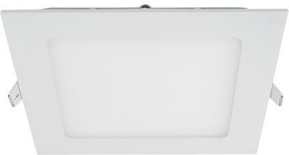 Elmark Square Recessed LED Panel 12W with Cool White Light 6500K