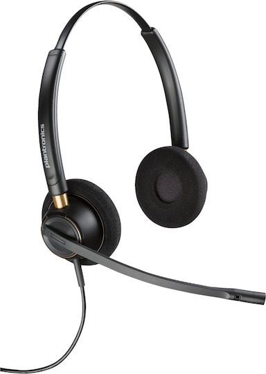 Poly Headset Encorepro 520 Quick Disconnect Binaural Black 783p7aa#abb