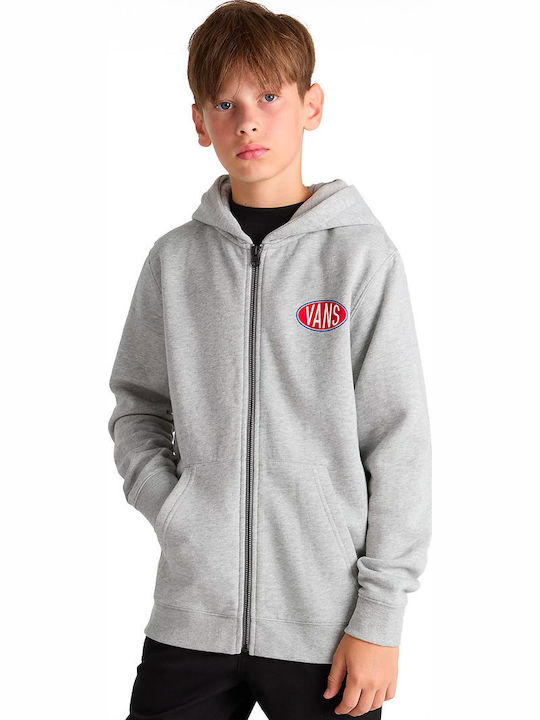 Vans Cardigan pentru copii De bumbac cu Glugă Gri Spray On
