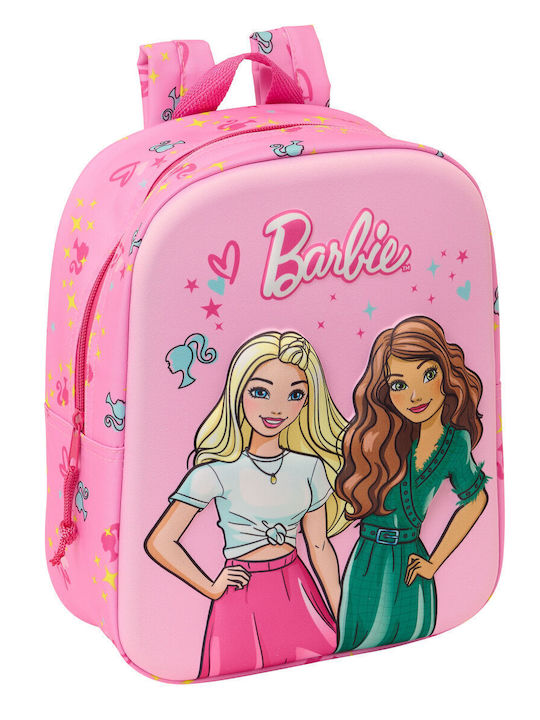 Ученическа раница Barbie Розов фюзия 22 x 27 x 10 см 3d