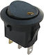 On-Off switch Rocker 6A 250V Yellow 1pcs