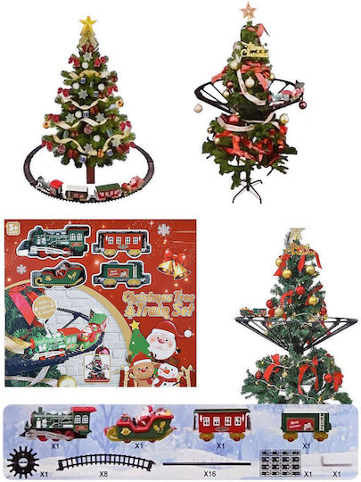 XMASfest Illuminated Christmas Figure Train Height 49cm