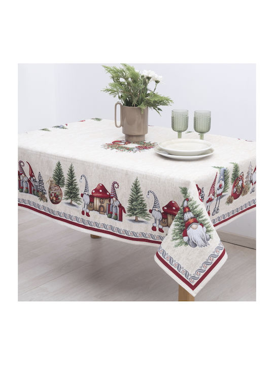 Dimeco Christmas Tablecloth L140xW220cm.