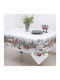 Dimeco Christmas Tablecloth Gray L140xW220cm.