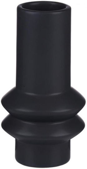 Atmosphera Διακοσμητικό Βάζο Glas Schwarz 8x8x15cm 1Stück