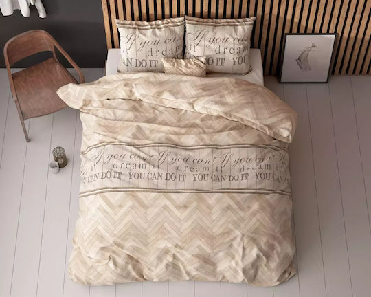 Sleeptime Elektrische Gitarren Großes Doppelbett 240x220 Beige