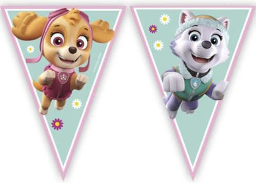 Procos Garland for Paw Patrol Party in Pink Colour 18cm