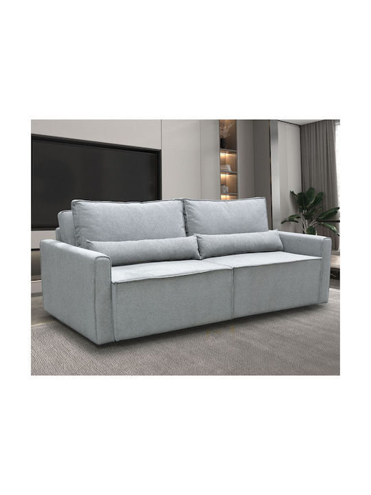 Lidra Canapea Cu Două Locuri Pat Gri 210x110x90cm E9937,1