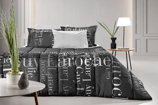 Guy Laroche Duvet Cover Queen 225x245 Instyle Charcoal