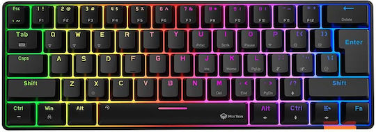 Meetion MK005BT Wireless Gaming Mechanical Keyboard 60% with Outemu Blue switches and RGB lighting (English US)