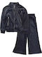 Kinder-Set mit Hose Winter 2Stück Blue