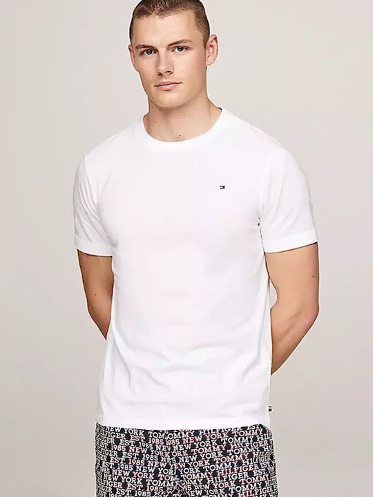 Men's Undershirt Short-sleeved in White Color