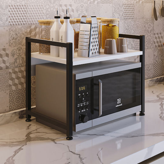 HomeMarkt Becko Kitchen Rack Metal White
