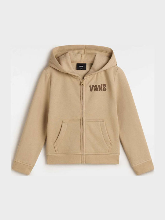Bluza Hanorac Pentru Copii Cu Glugă Bej Happy Days
