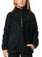 Athletic Kids Cardigan Fleece Black