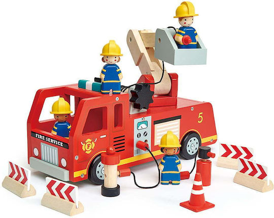 Tender Leaf Toys Fire Engine Αυτοκινητάκι για 3+ Ετών