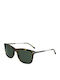 Lacoste Men's Sunglasses with Brown Tartaruga Frame and Green Lens L960S-430