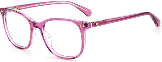 Kate Spade Weiblich Kunststoff Brillenrahmen Lila