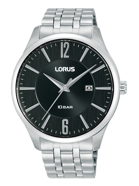 Lorus Men's Watch 42mm Battery with Silver Metal Bracelet