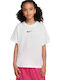 Kinder-T-Shirt Weiß Sportswear