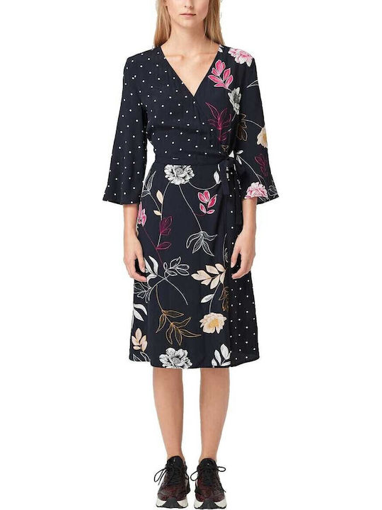 Midi Dress Navy Blue