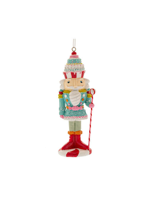 Hängender Nussknacker Ornament Polyresin Mehrfarbig