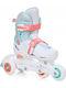 Adjustable Croxer Inez Led 3in1 Rollers White Turquoise S 30-33