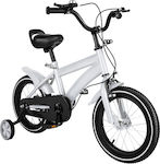 14" Kinder Fahrrad BMX Weiß