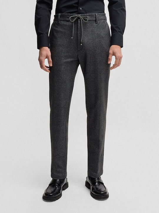 Hose Chino Elastisch Dark Grey