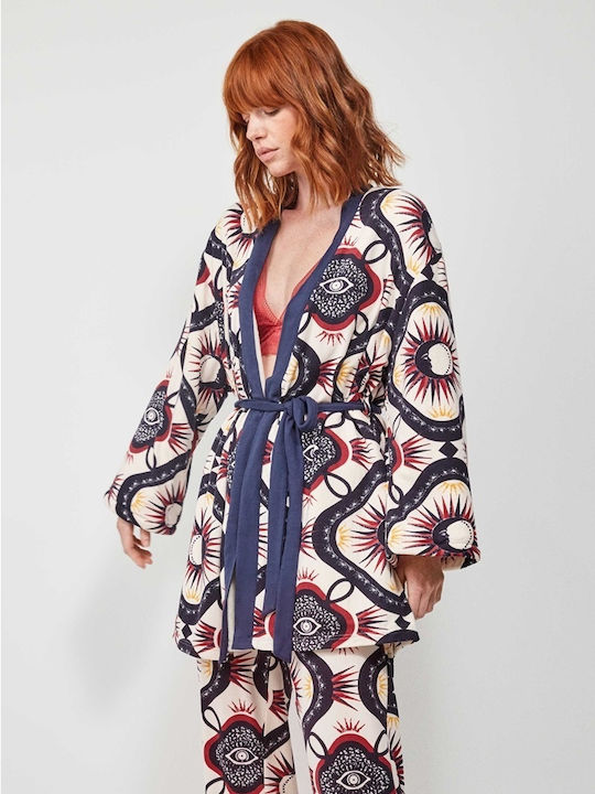 Gisela Χειμερινή Γυναικεία Fleece Ρόμπα