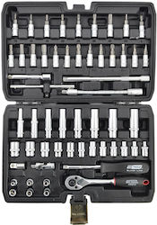 AWTools AW39056BL Καστάνια με Καρυδάκια 1\4" & 3\8" 56τμχ AWTools AW39056BL Καστάνια με Καρυδάκια 1\4" & 3\8" 56τμχ