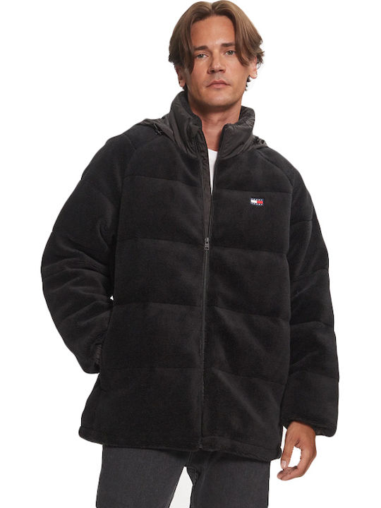 Tommy Hilfiger Χειμωνιάτικο Μπουφάν Puffer Μαύρο