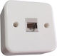 Jager Μονή Εξωτερική Πρίζα Δικτύου RJ45 Τύπου Cat6 U1612