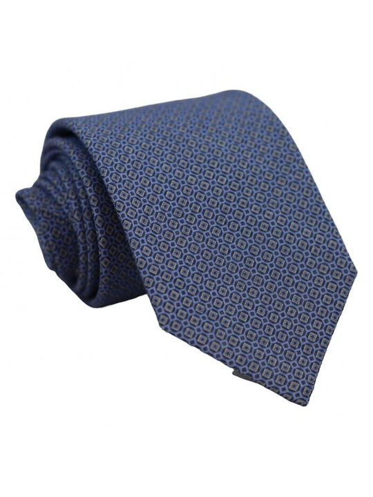 Wool Tie Blue Navy Design 8cm