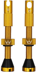 Peaty's X Chris King Tubeless Valves 42mm Gold