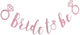 GoDan Bride To Be Garland for Party in Rose Gold Color