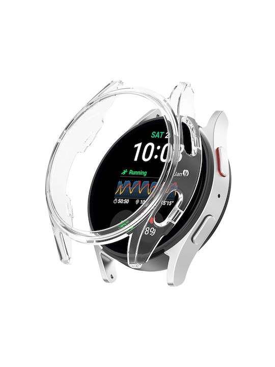 Sonique Пластмасов Калъф в Прозрачен цвят за Samsung Galaxy Watch 7 44мм Sonique Пластмасов Калъф в Прозрачен цвят за Samsung Galaxy Watch 7 44мм