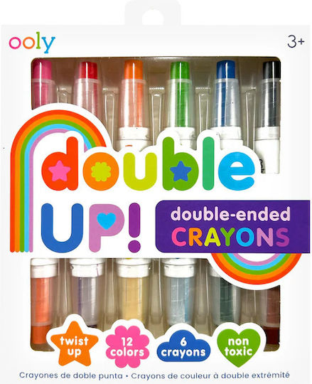 Double-sided Crayons Set 6 Double Up 12 Colors
