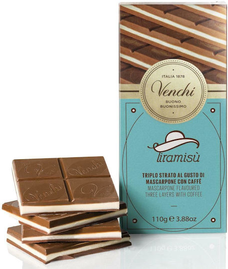 Venchi Chocolate Milk with Tiramisu Gluten-Free 110gr