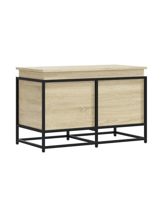 vidaXL Διακοσμητικό Μπαούλο Ξύλινο Καφέ 80x40x51.5εκ.