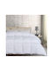 Das Home Πάπλωμα Μονό με Γέμιση Microfiber 160x220εκ. 9645 Λευκό 10.5 togs