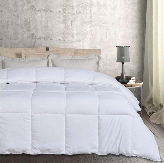 Das Home Пухено Единично с Пълнеж Microfiber 160x220бр 9645 Бял 10.5 togs Togs