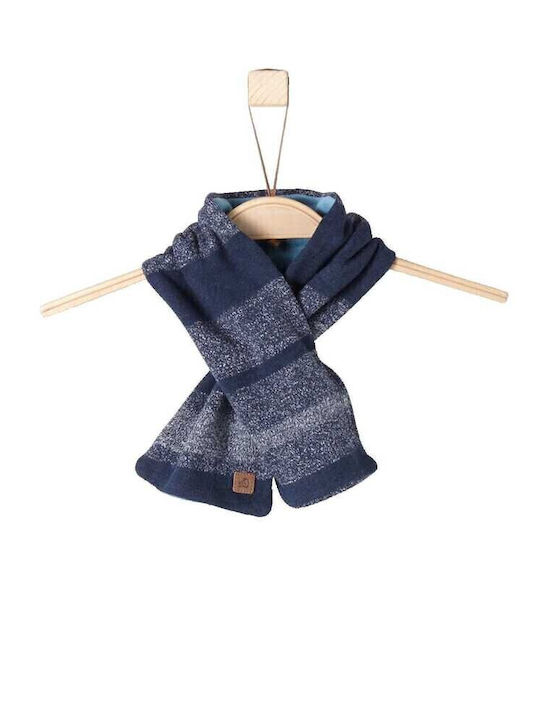 Kids Knitted Scarf Navy Blue