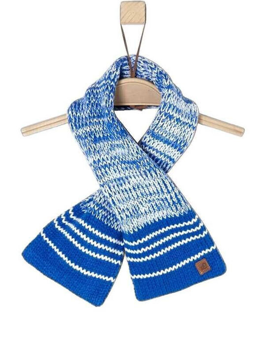 Kids Knitted Scarf Navy Blue
