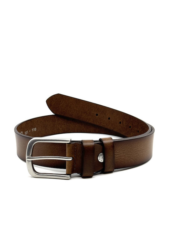 Legend Accessories Wide Men's Belt Leather Brown