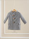 Baptism Coat Boy Grey Ja-040 Angel Wings Aw-ja-040