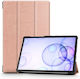 Sonique Flip Cover Durable Rose Gold Samsung Galaxy Tab S6 10.5 T860 T865