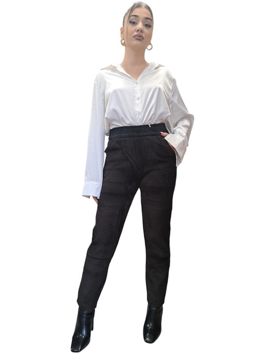 Dama Tesatura Pantaloni Maro