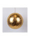 Ornament suspendat Glob Metalic Auriu 25buc