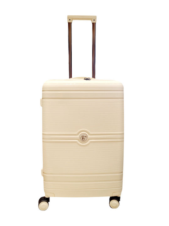 Y Not? Βαλίτσα Μεσαία Ivory Beige